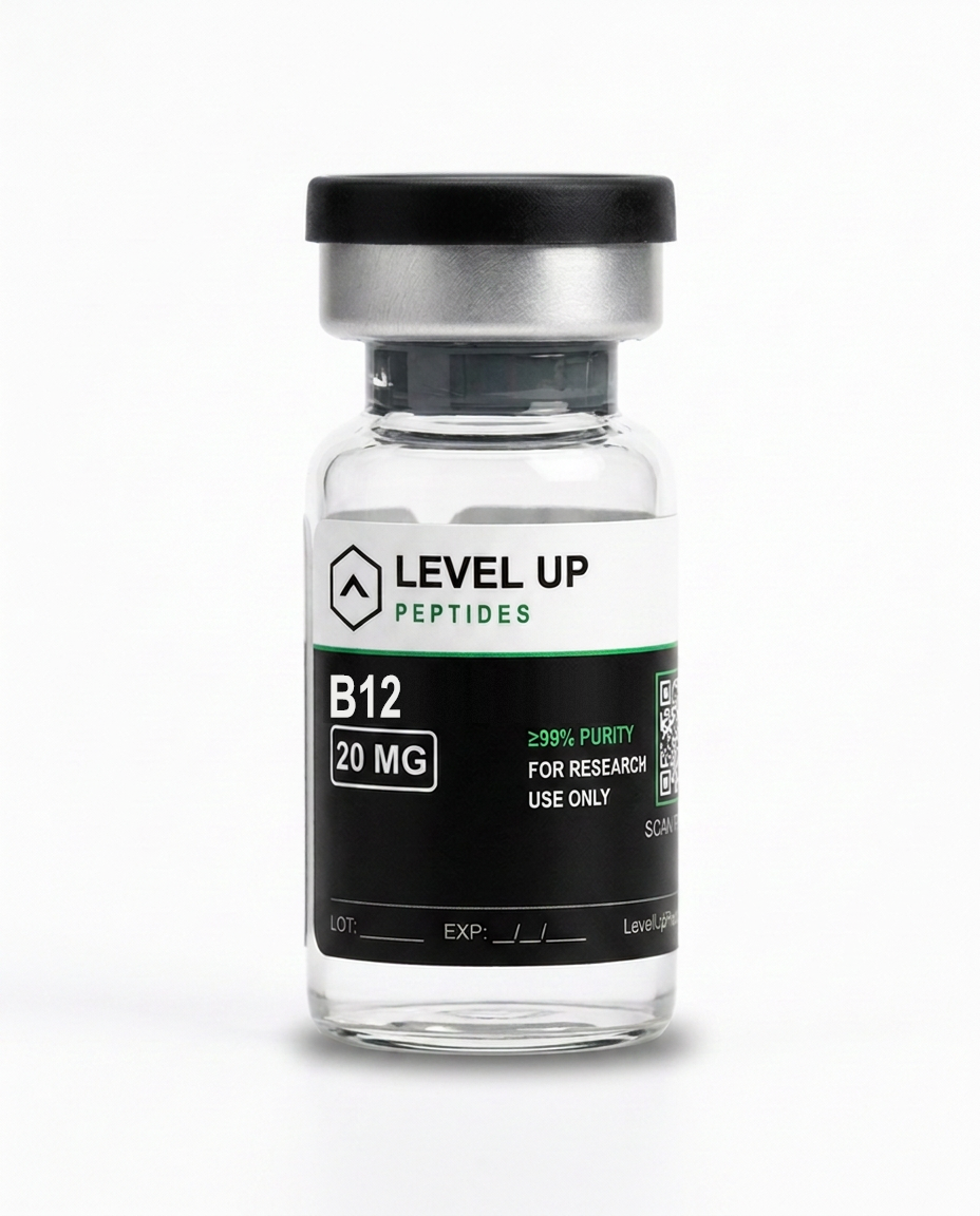 B12 research peptide vial