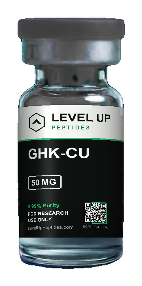 GHK-Cu research peptide vial