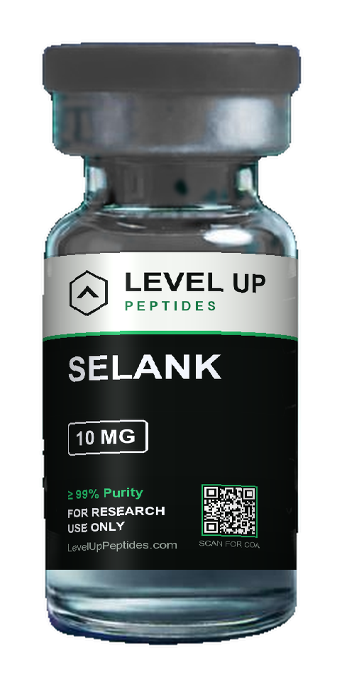 Selank research peptide vial